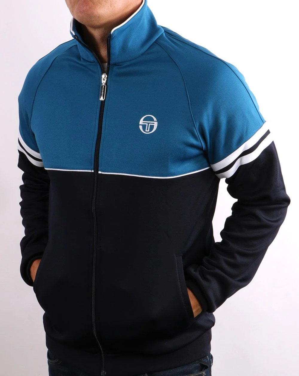 Sergio Tacchini Orion Track Top Blue/Navy - Image 4