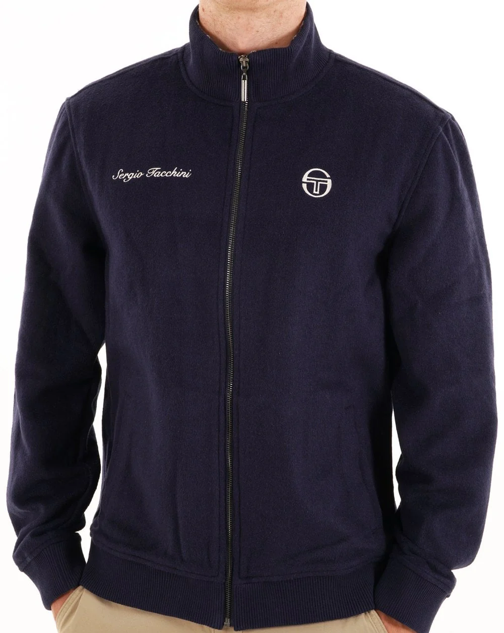 Sergio Tacchini Jacket Navy check inner - Image 2