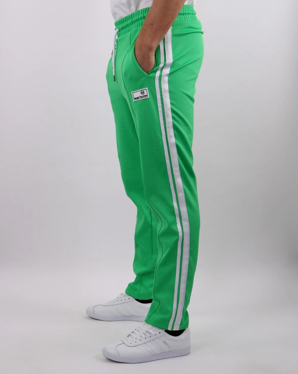 Sergio Tacchini Saluzzo Track Pants Island Green - Image 3