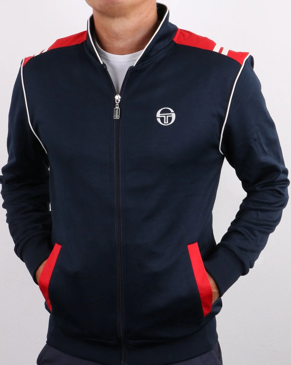 Sergio Tacchini Sammy Track Top Navy - Image 2