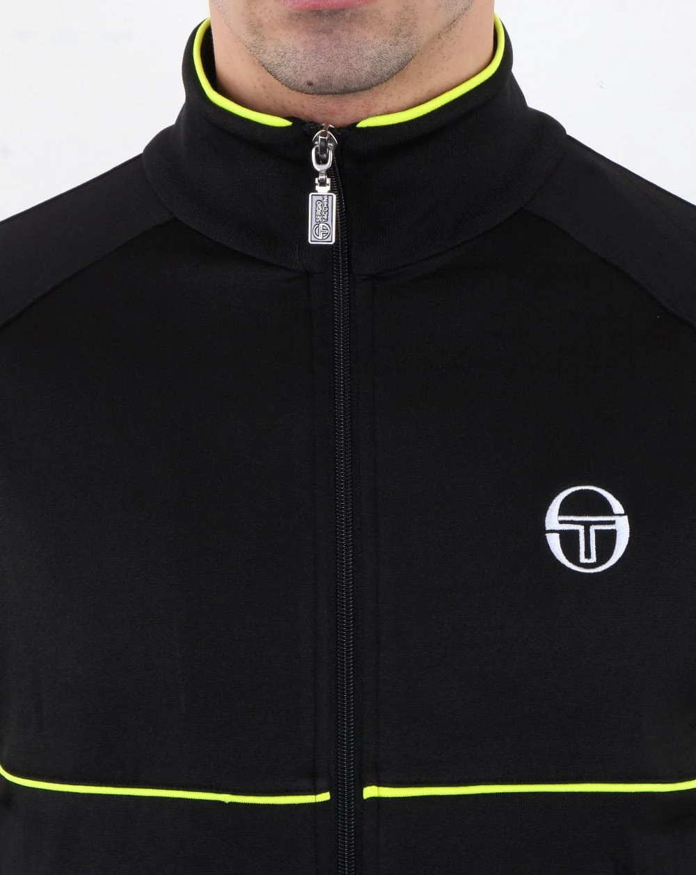 Sergio Tacchini Star Track Top Black/Fluro - Image 4