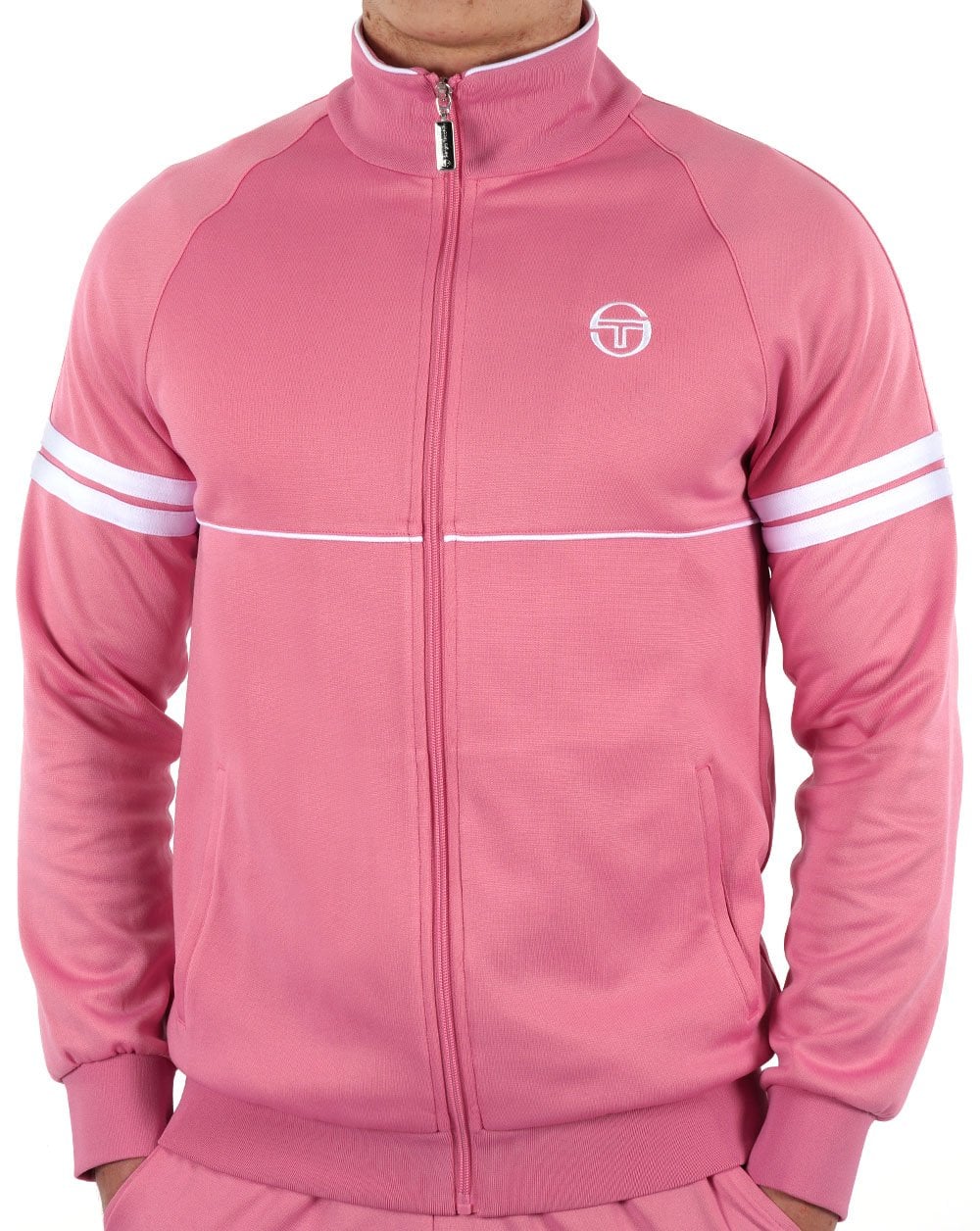 Sergio Tacchini Star Track Top Pink/White