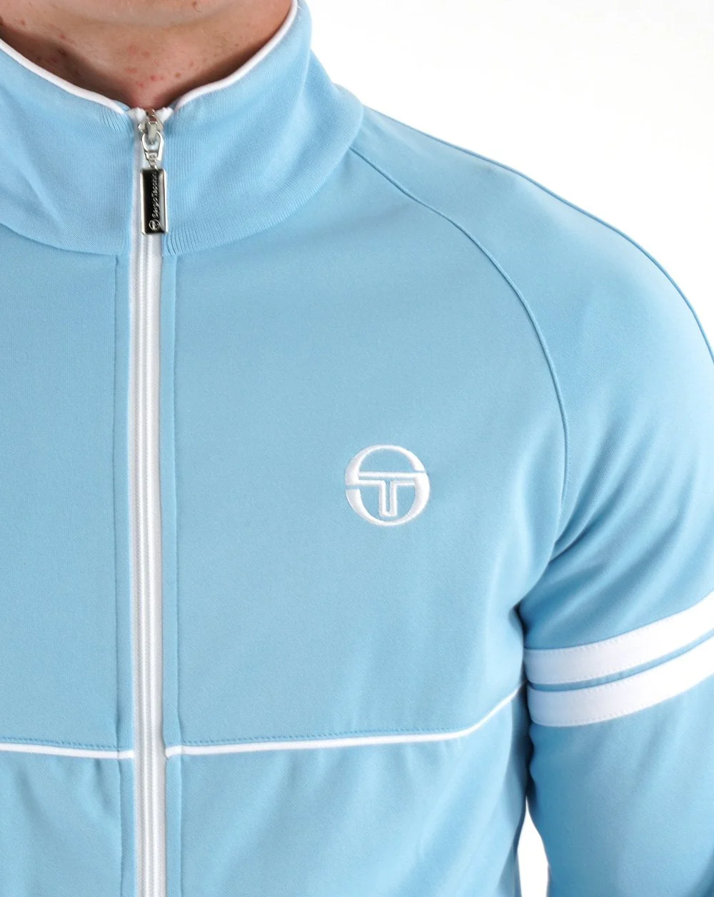 Sergio Tacchini Star Track Top Sky Blue/White - Image 2