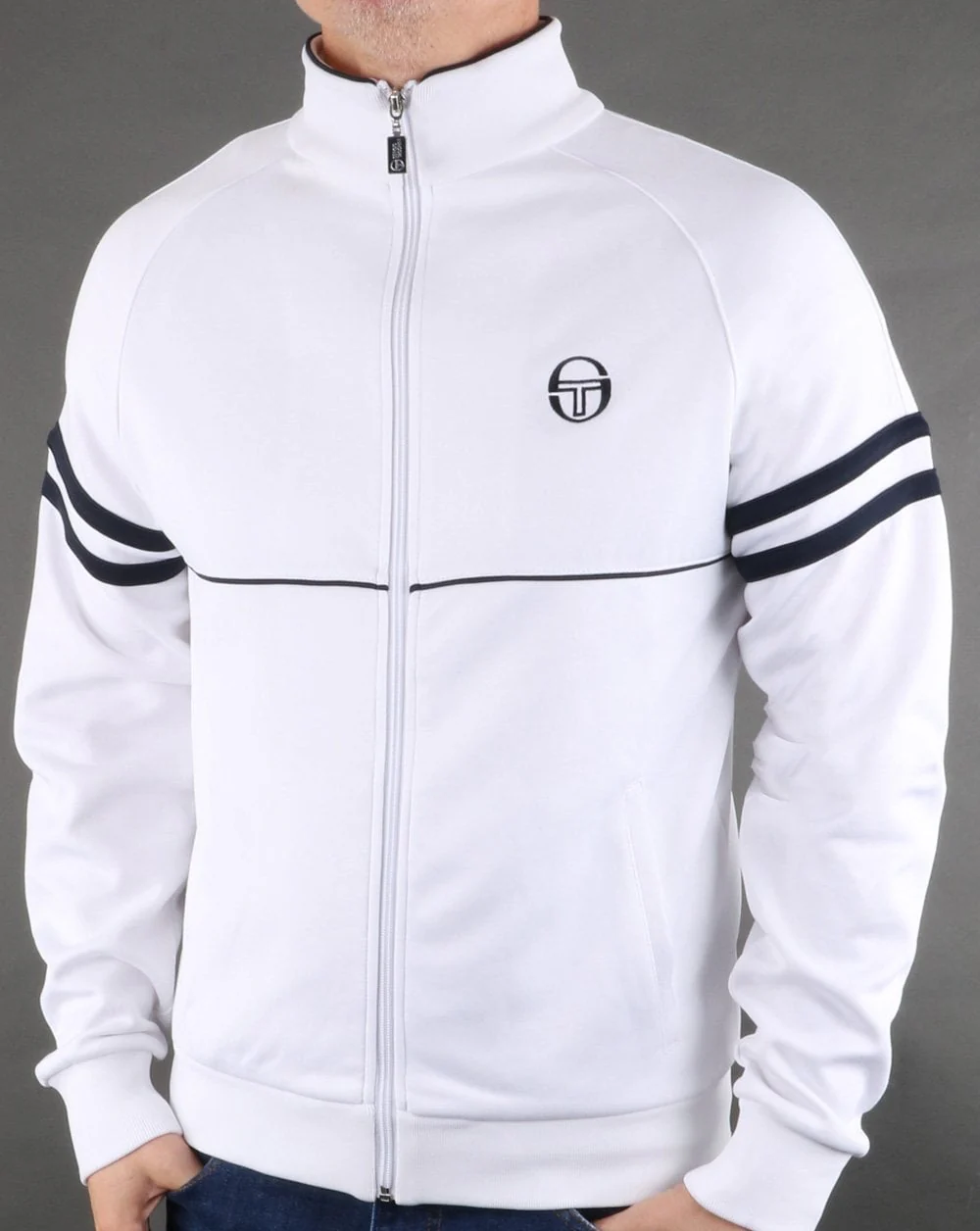 Sergio Tacchini Star Track Top White