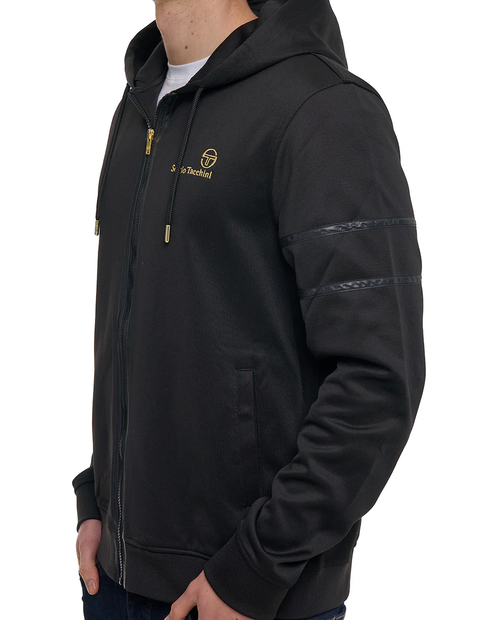 Sergio Tacchini Strada Hoodie Black - Image 3