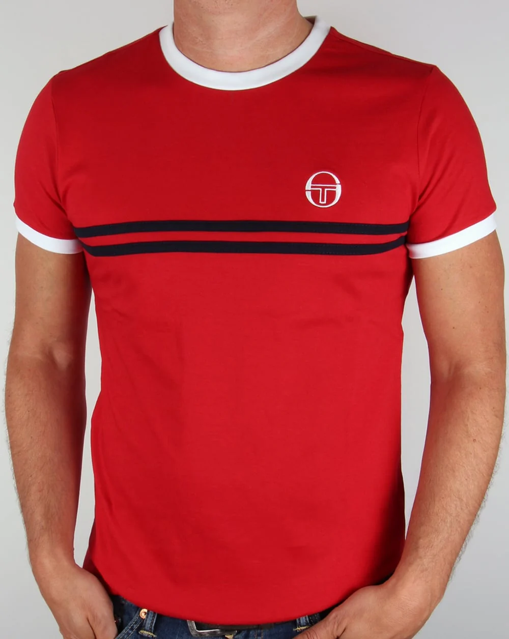 Sergio Tacchini Super Mac T-shirt Red/White