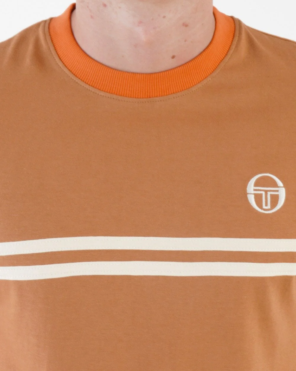 Sergio Tacchini Supermac T Shirt Almond - Image 2