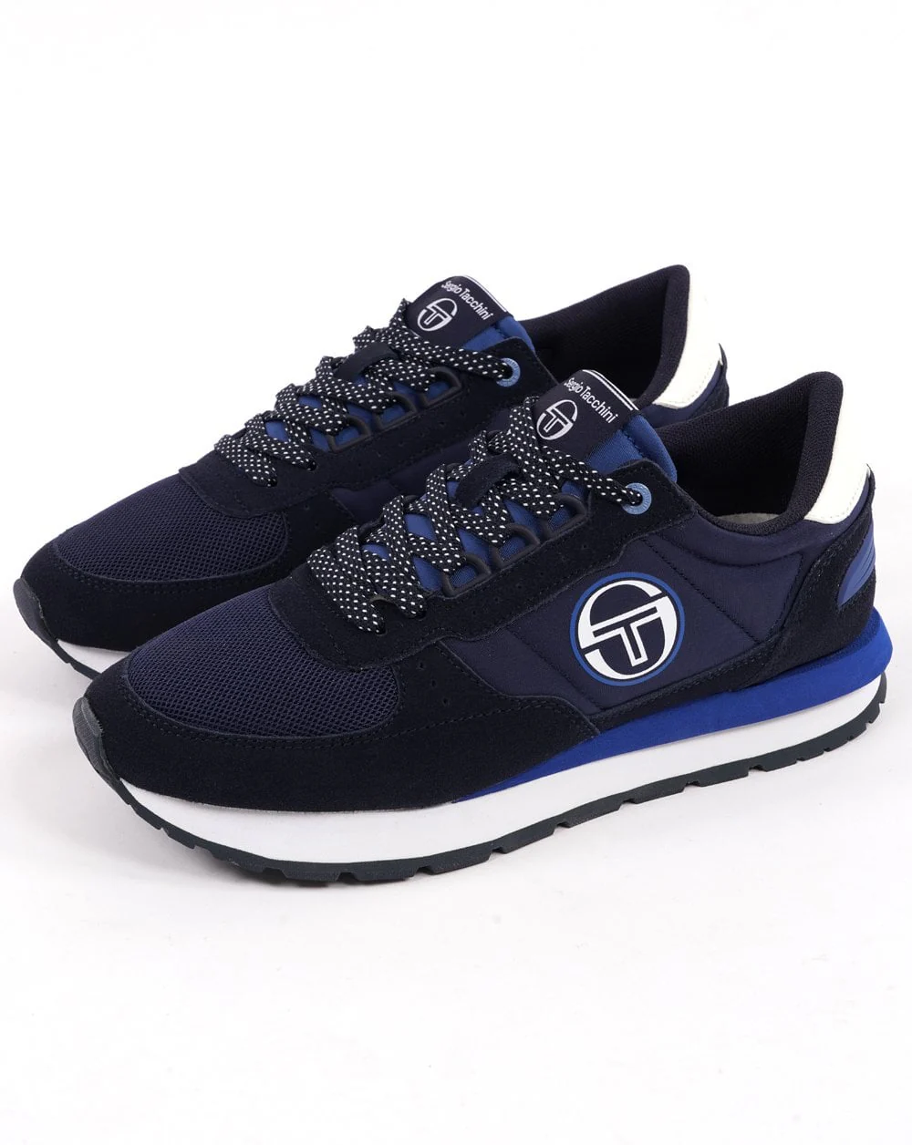 Sergio Tacchini Venezia Trainers Navy White - Image 3