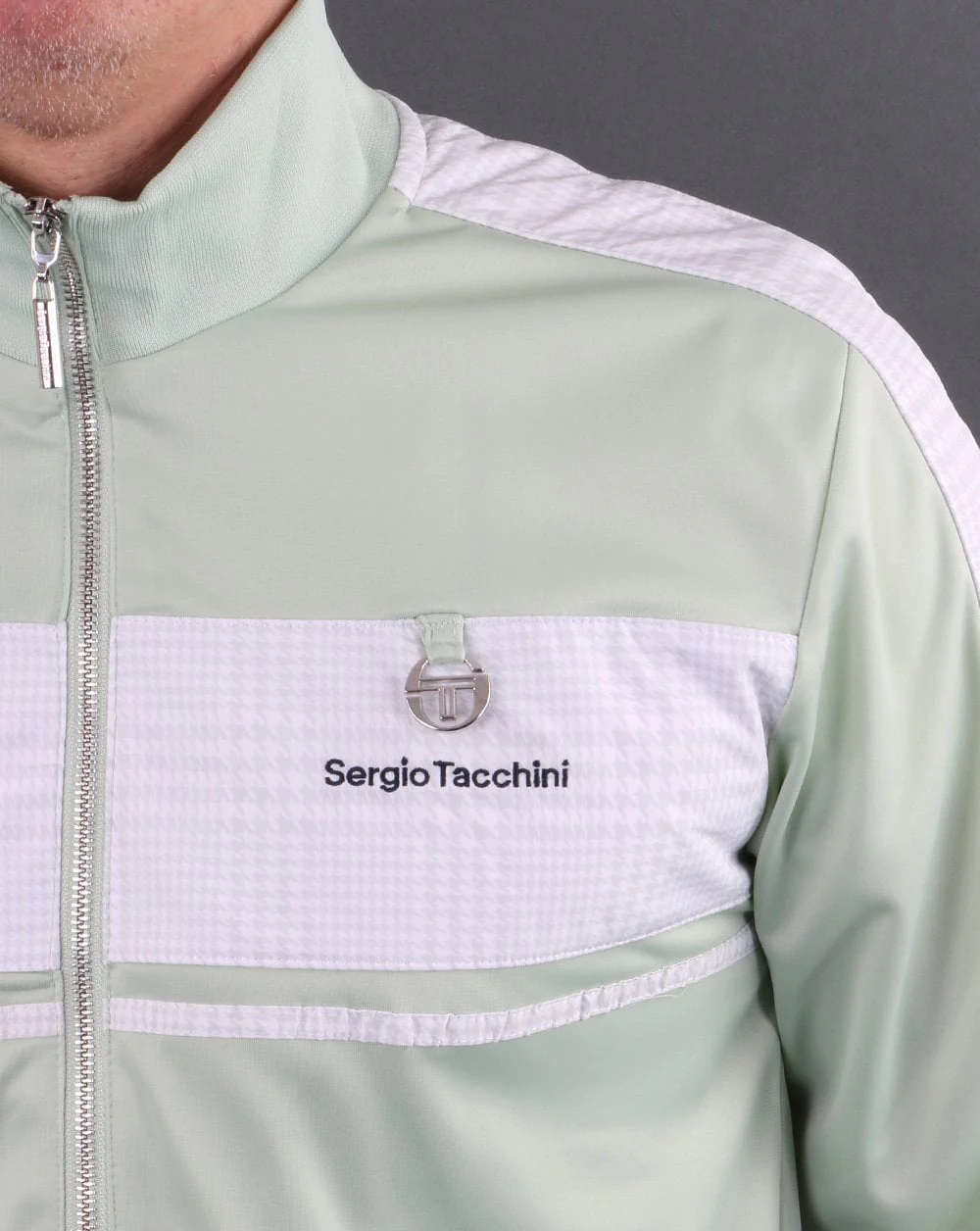 Sergio Tacchini Viletta Track Jacket Linen Green - Image 2