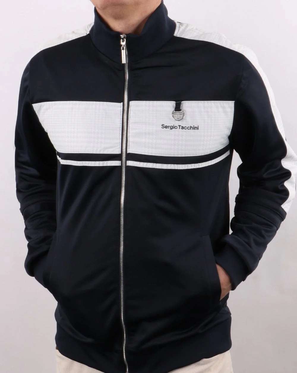 Sergio Tacchini Viletta Track Jacket Navy - Image 2