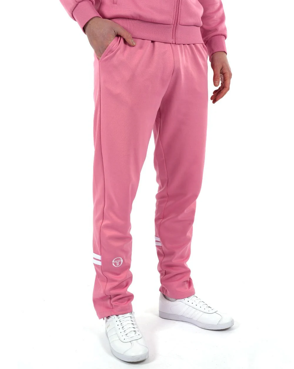 Sergio Tacchini Zip Bottom Track Pants Pink