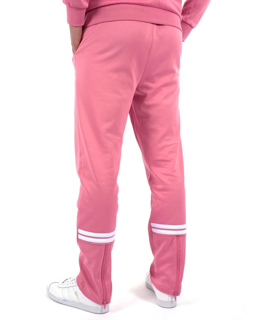 Sergio Tacchini Zip Bottom Track Pants Pink - Image 2