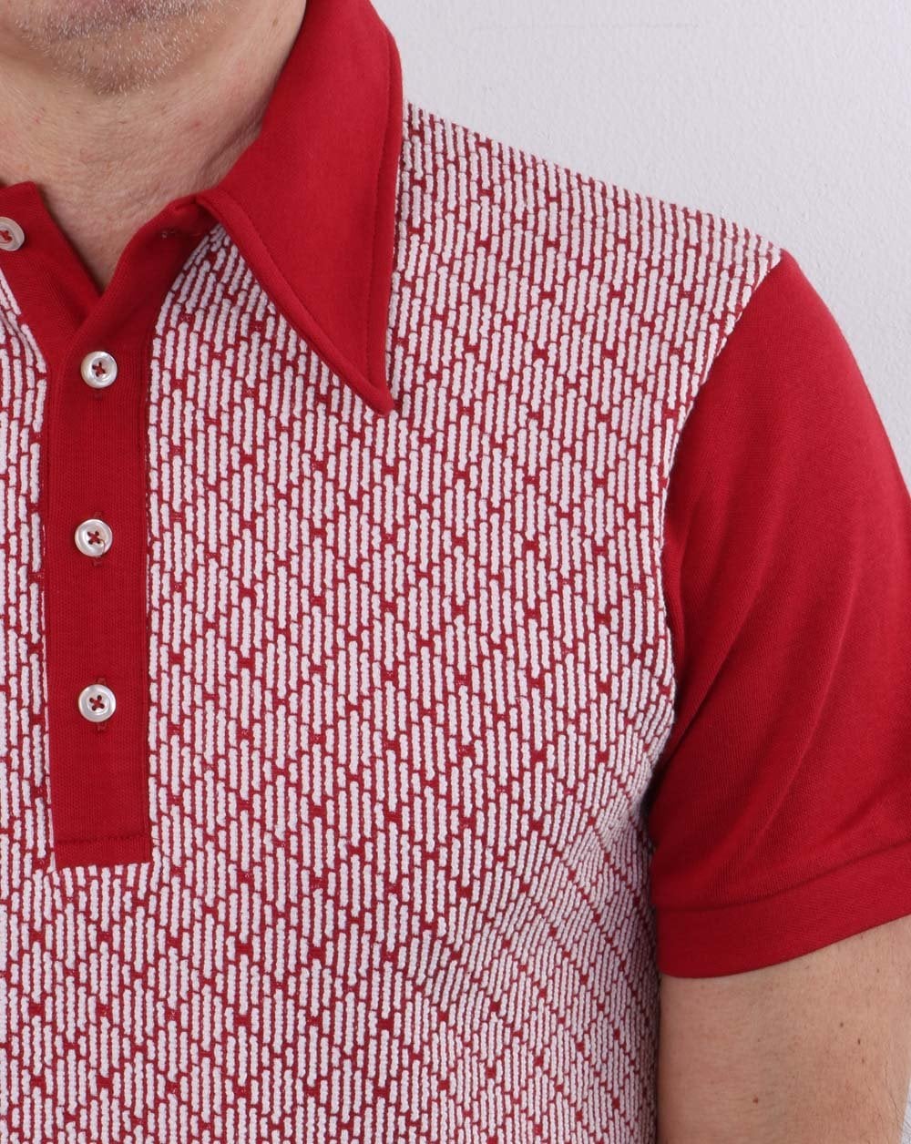 Ska & Soul Vintage Soul Boy Polo Red - Image 3