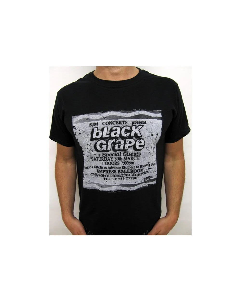 Stub Clothing Black Grape Poster T-shirt Black