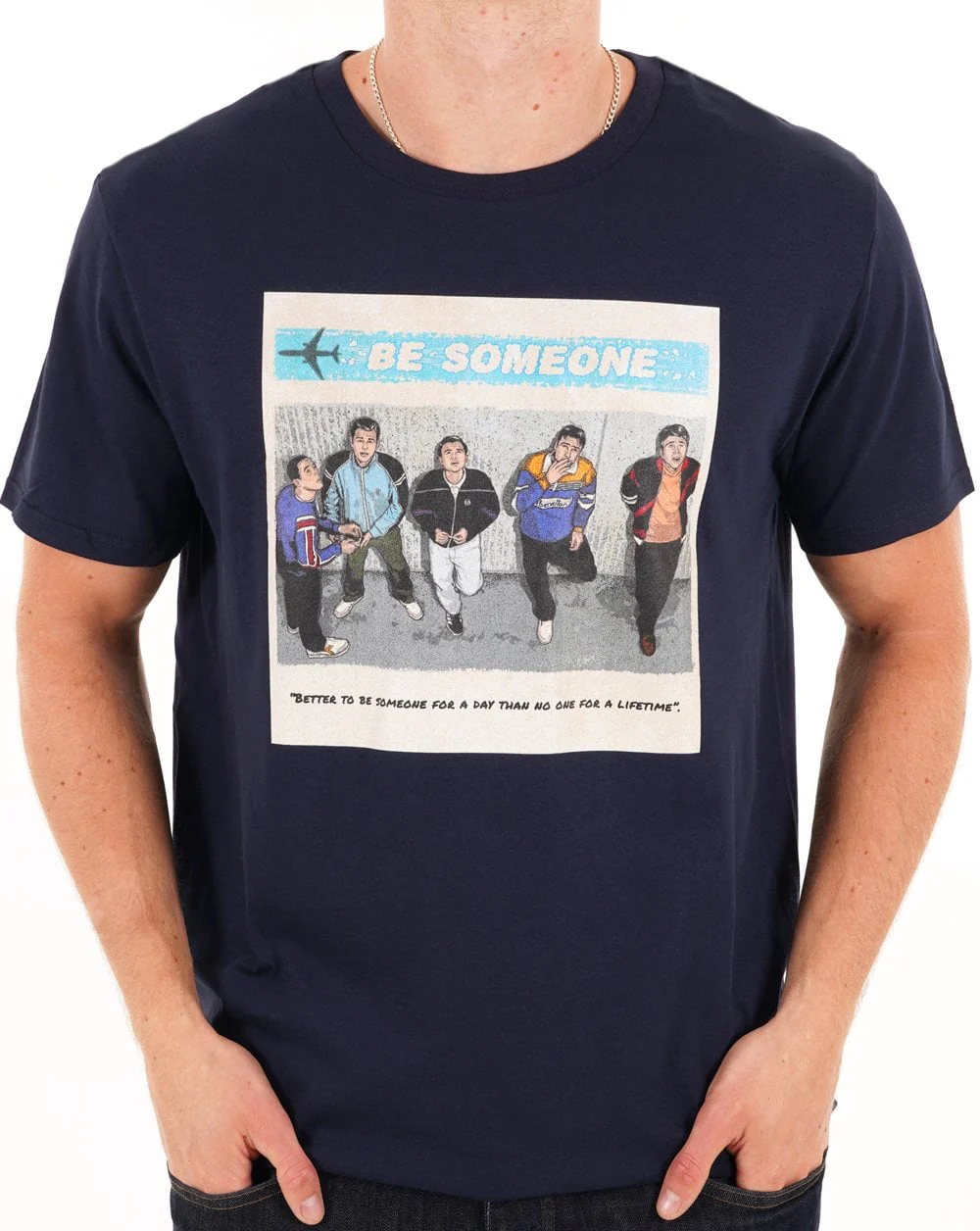 The Business Be Someone T Shirt Navy - Image 2