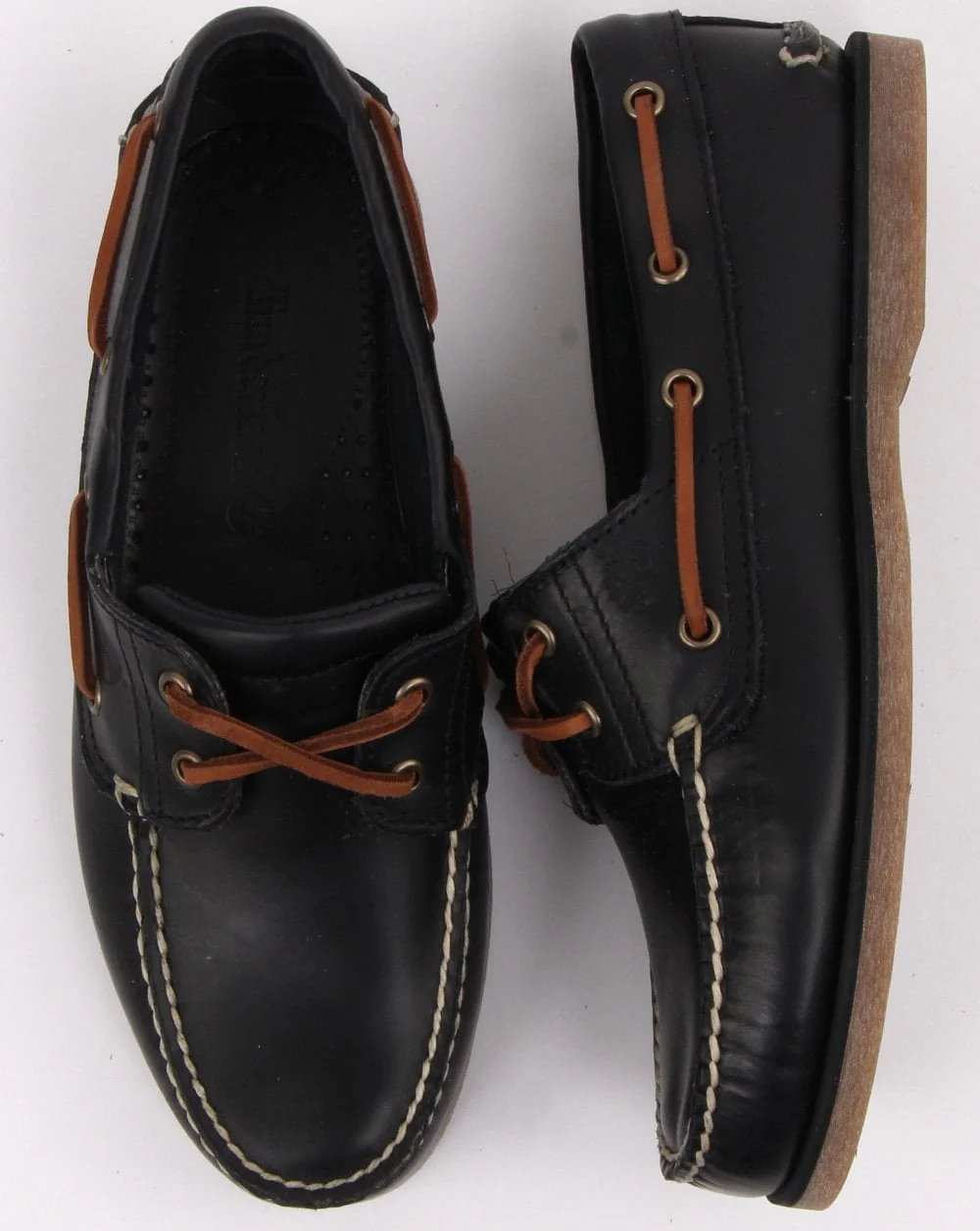Timberland Classic Boat 2 Eye Shoe Navy - Image 2