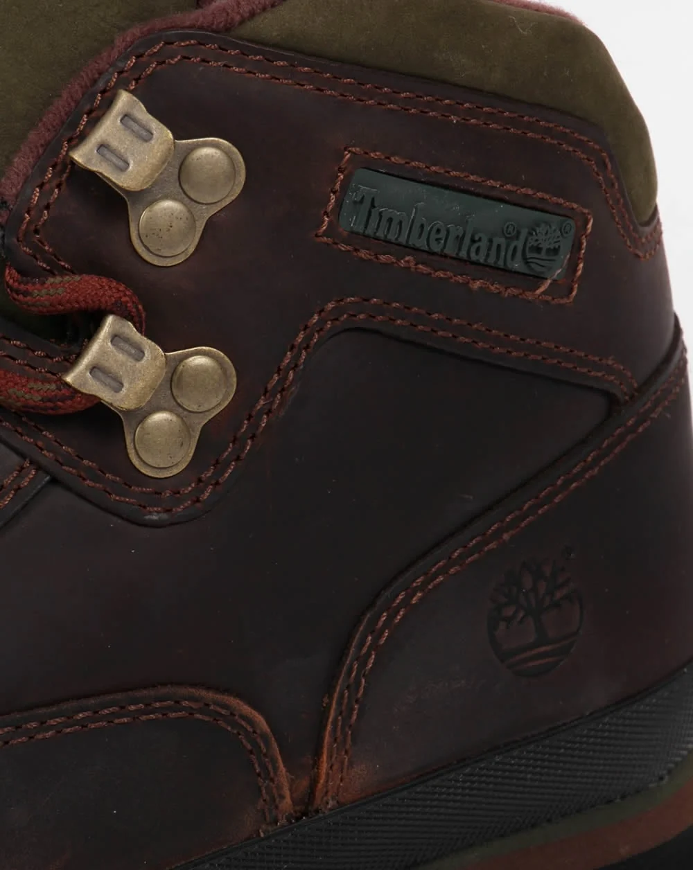 Timberland Euro Leather Hiker Boots Brown Smooth - Image 4