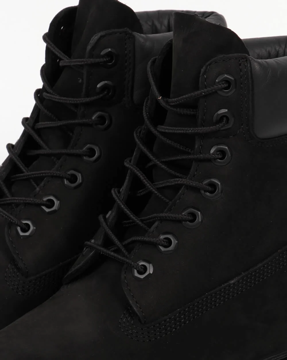 Timberland Icon 6 Inch Premium Boots Black Nubuck - Image 2