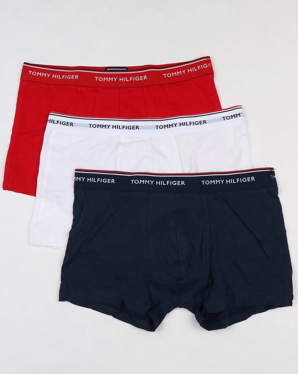 Tommy Hilfiger 3 Pack Boxer Shorts White/Red/Navy - Image 3