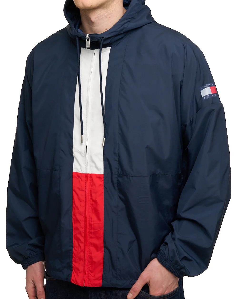 Tommy Jeans Chicago Flag Windbreaker Dark Navy - Image 2