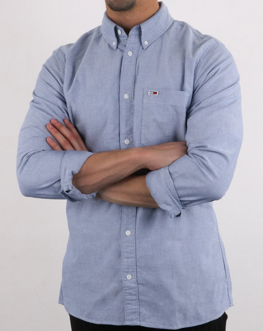 Tommy Hilfiger Classic Oxford Shirt Black Iris - Image 3