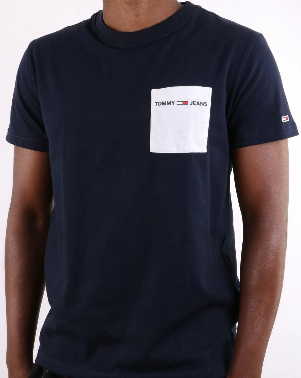 Tommy Hilfiger Contrast Pocket T-shirt Twilight Navy/white