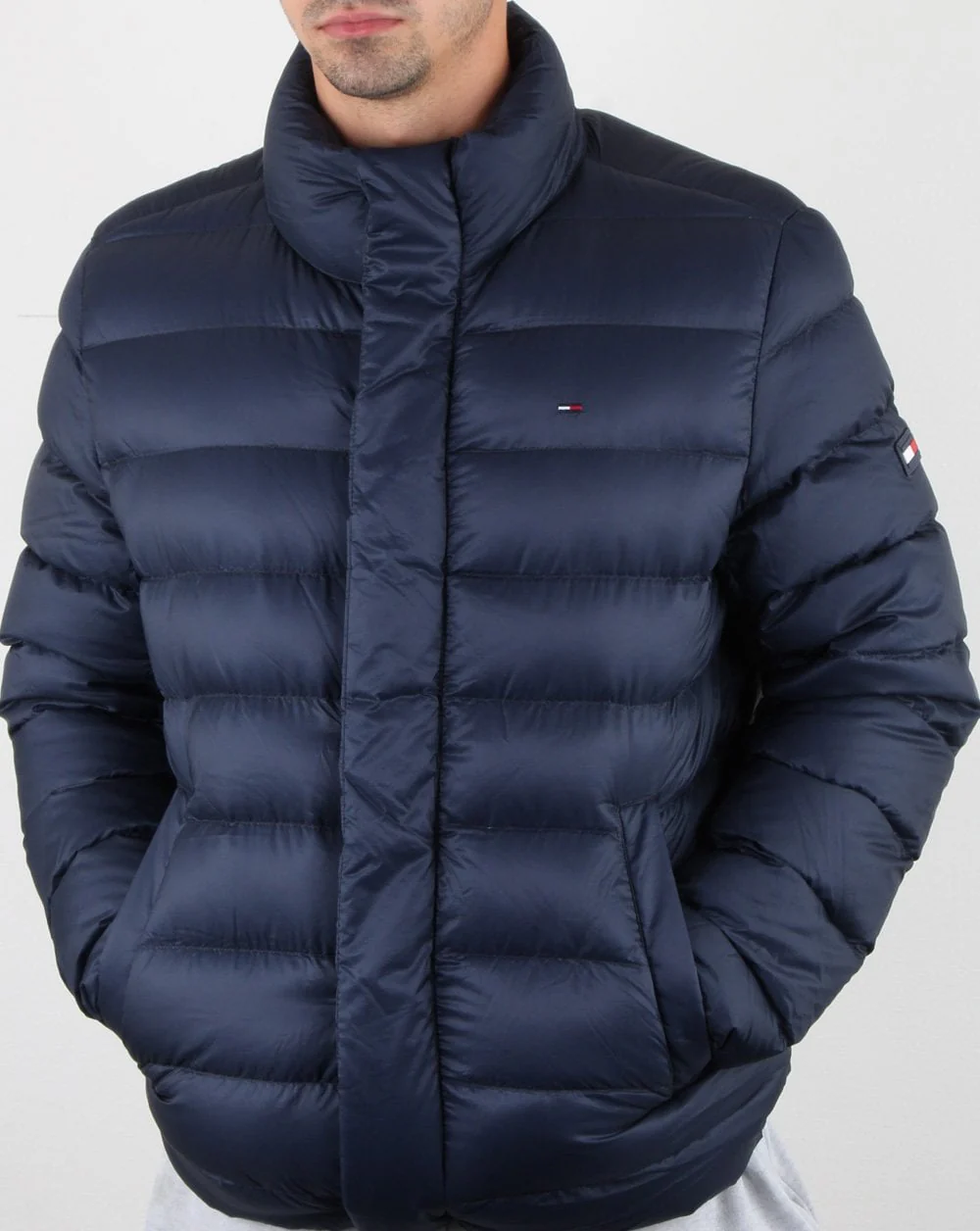 Tommy Hilfiger Light Down Jacket Navy - Image 3