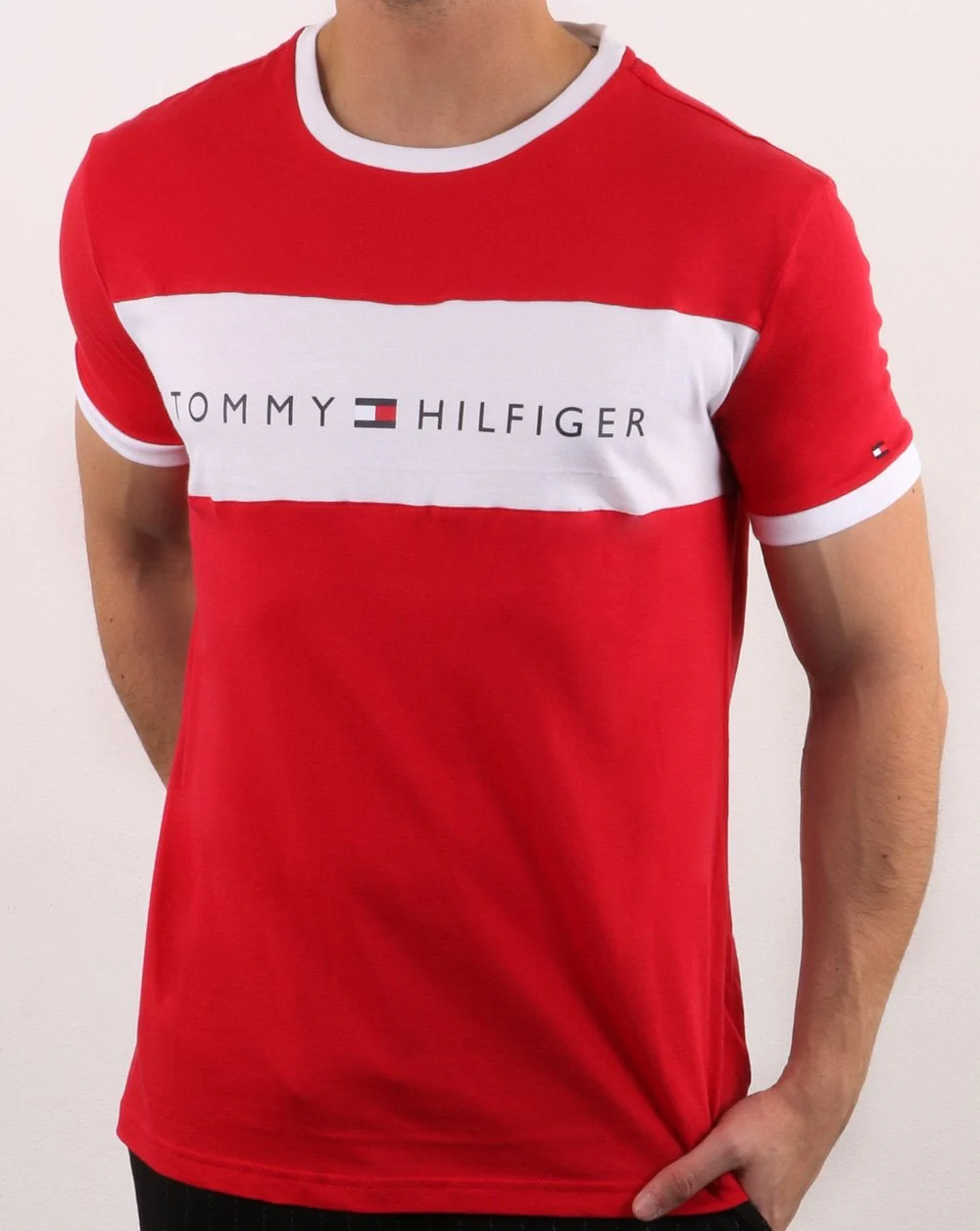 Tommy Hilfiger Logo Flag T-shirt Red - Image 2