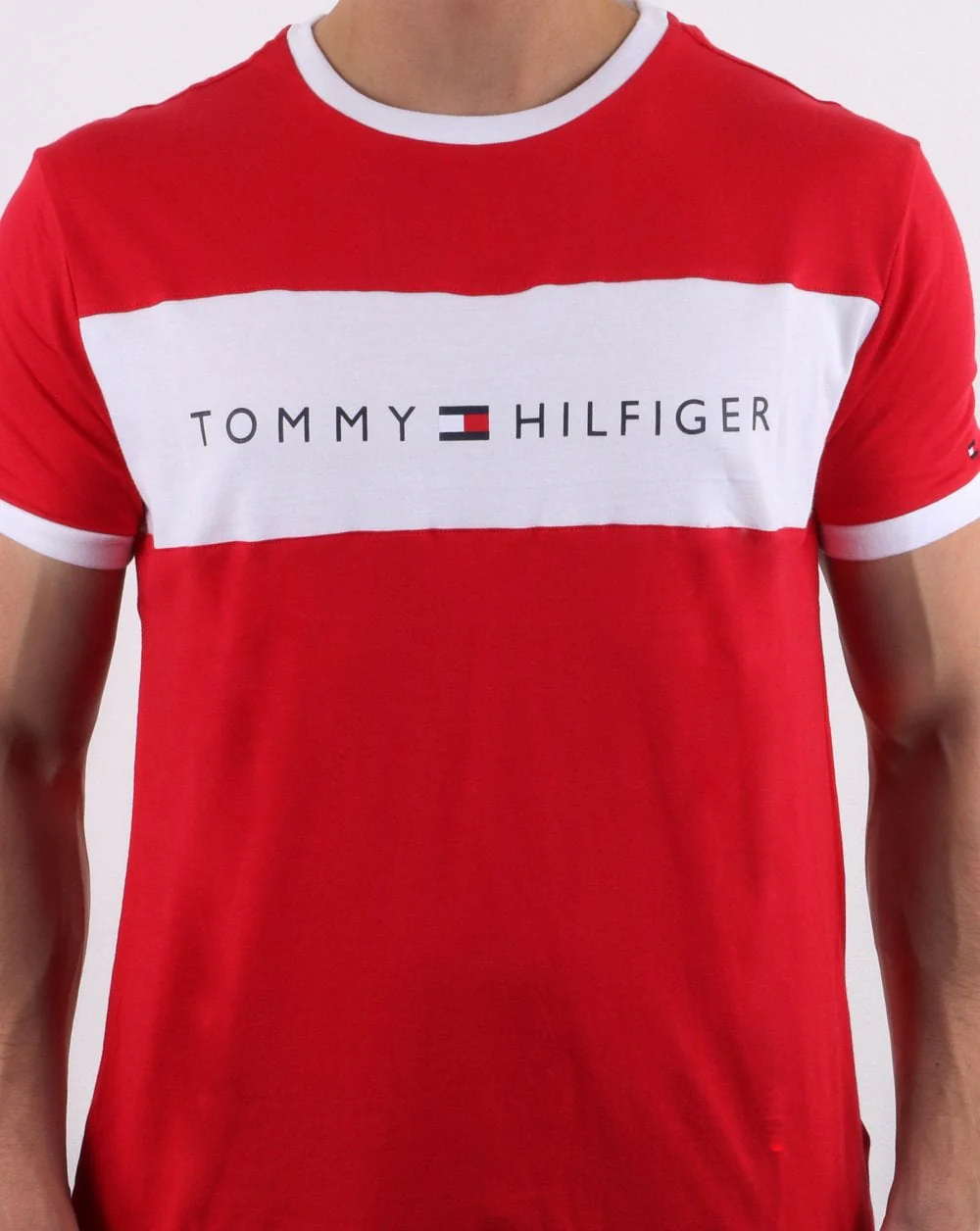 Tommy Hilfiger Logo Flag T-shirt Red - Image 3
