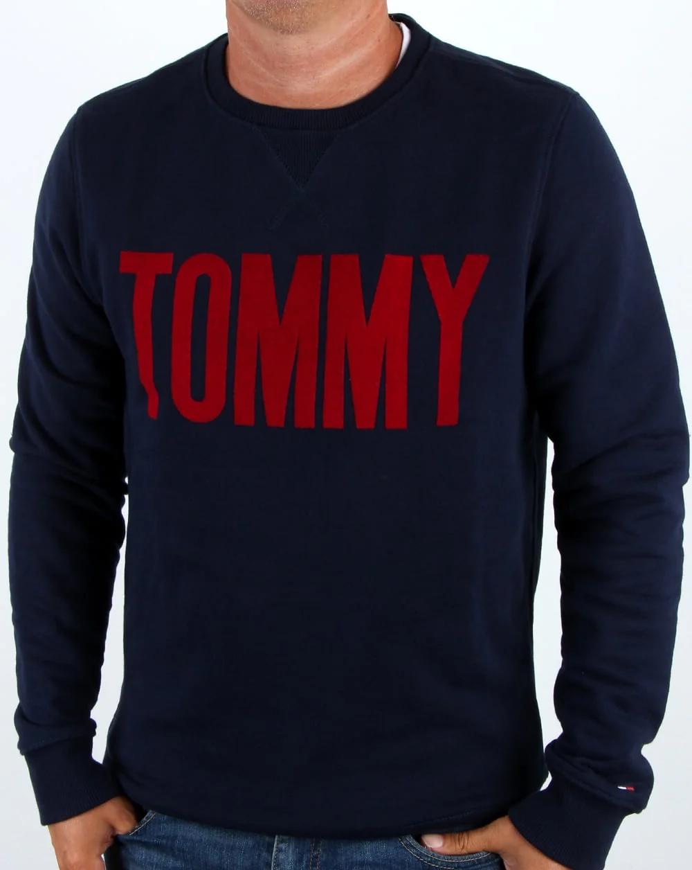 Tommy Hilfiger Logo Sweatshirt Navy