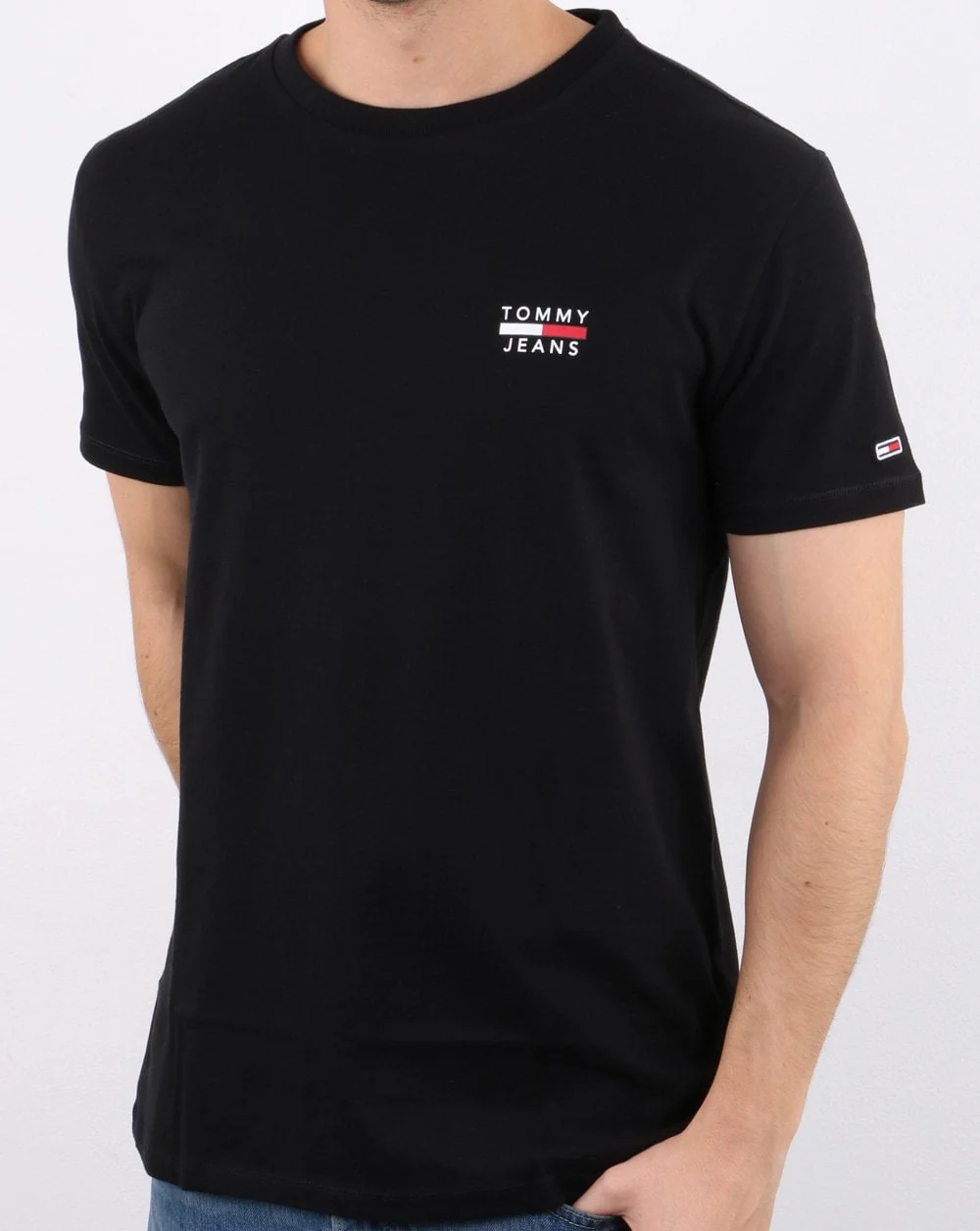 Tommy Hilfiger Logo T-shirt Black - Image 2