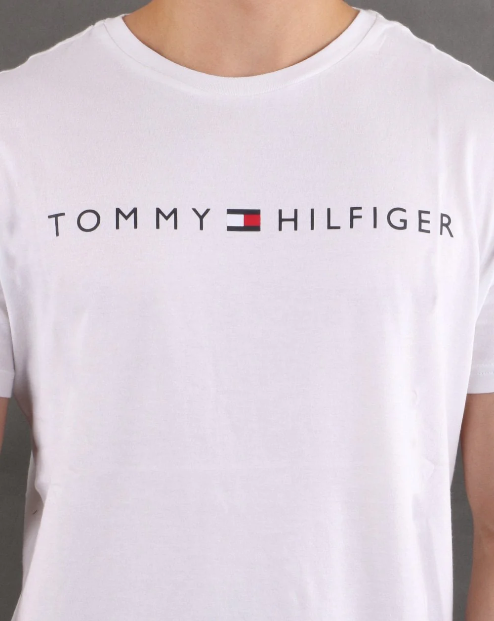 Tommy Hilfiger Logo T-shirt White - Image 3