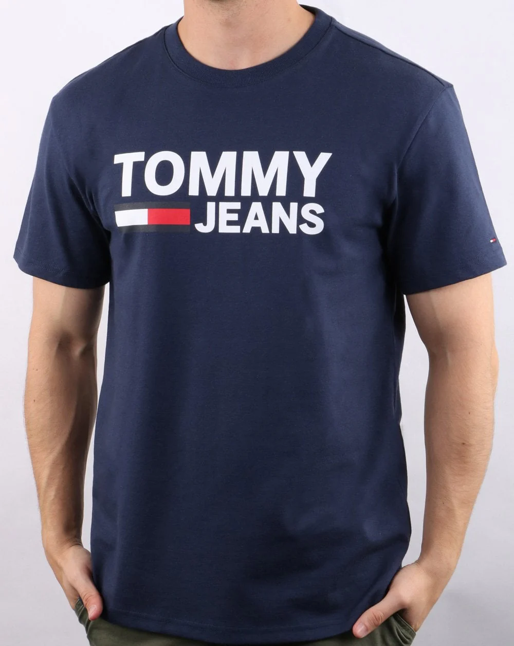 Tommy Hilfiger Logo Tee Navy