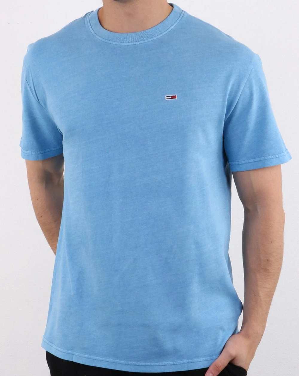 Tommy Hilfiger Overwashed T-shirt Light Blue - Image 2