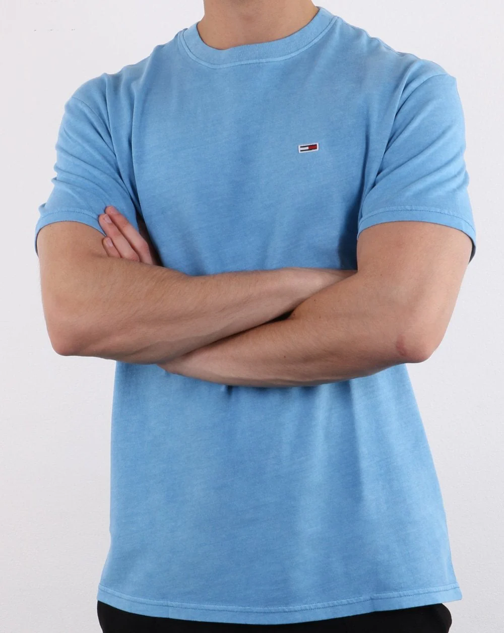Tommy Hilfiger Overwashed T-shirt Light Blue - Image 3
