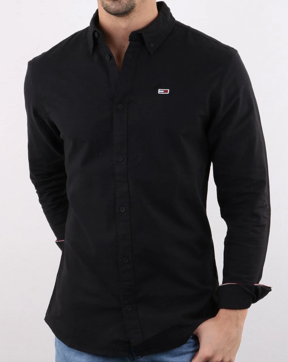 Tommy Hilfiger Oxford Shirt Black - Image 2