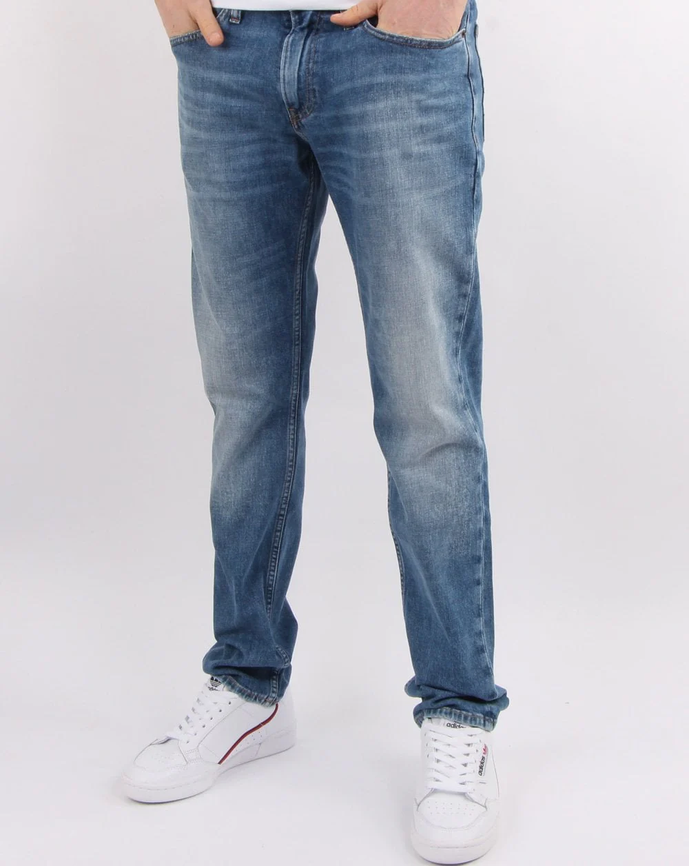 Tommy Hilfiger Ryan Straight Fit Jean Elk Mid Blue