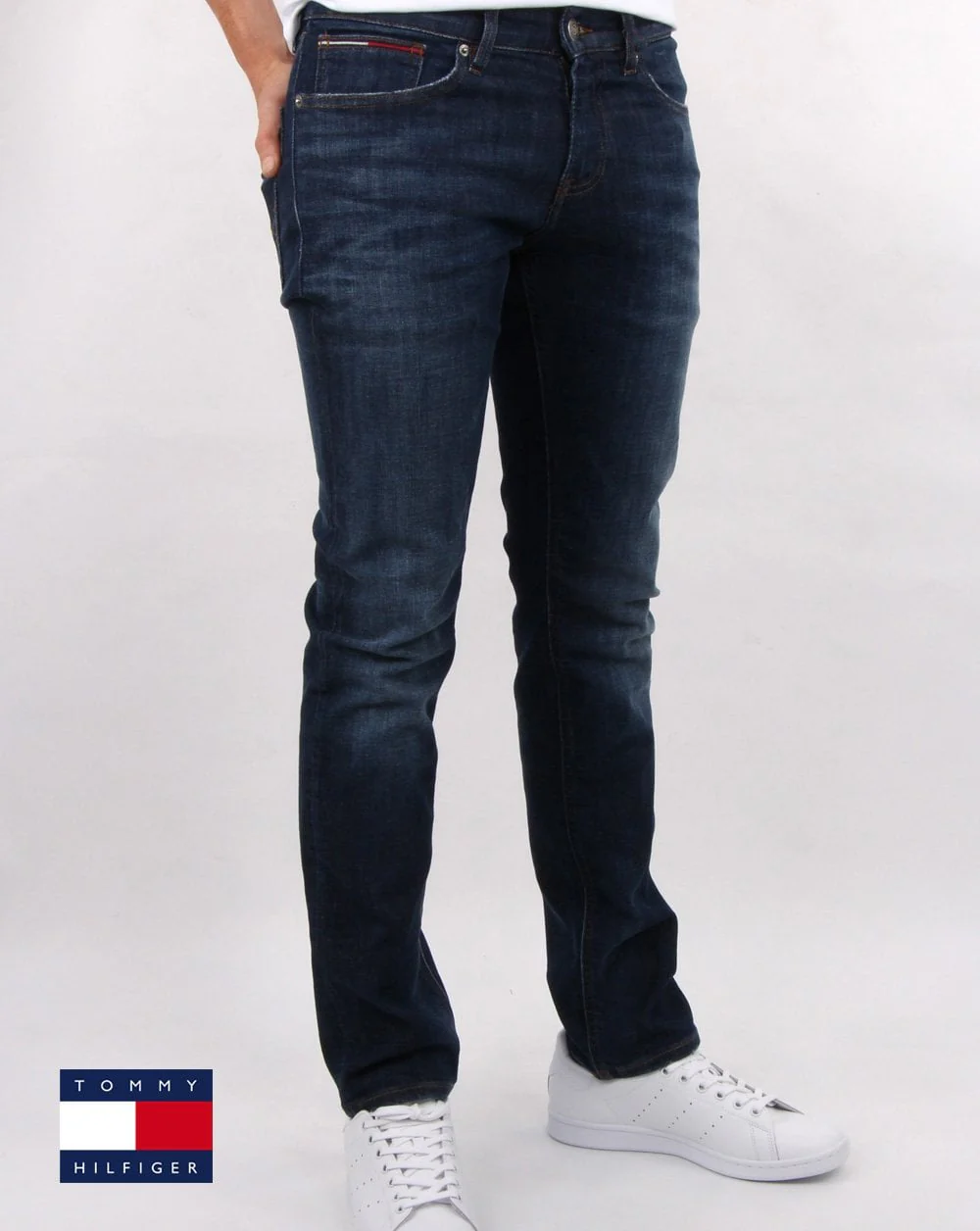 Tommy Hilfiger Slim Scanton Dynamic Stretch Jeans Dark Blue