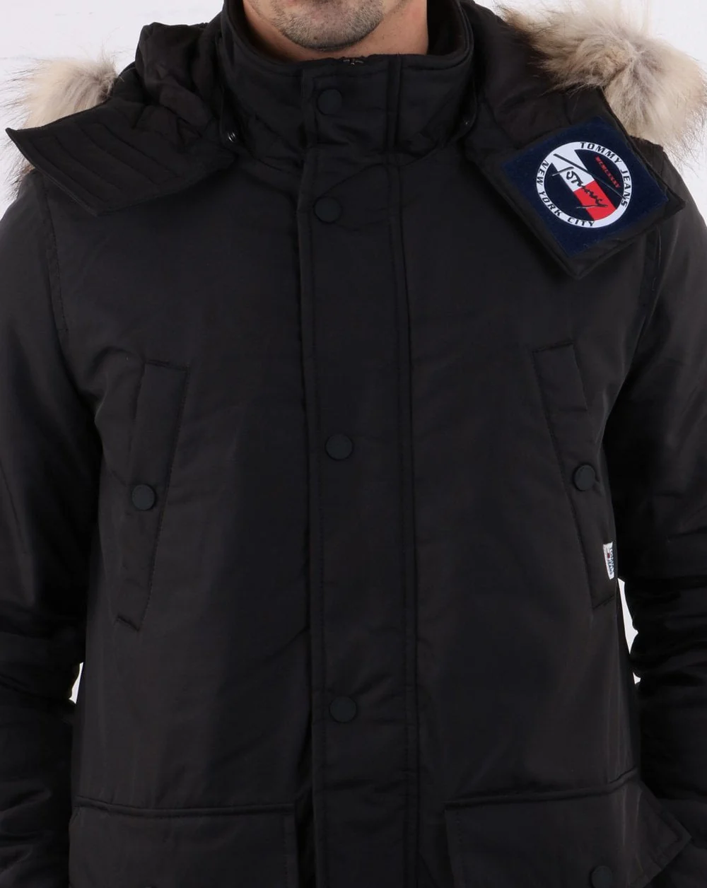 Tommy Hilfiger Technical Parka Black - Image 3