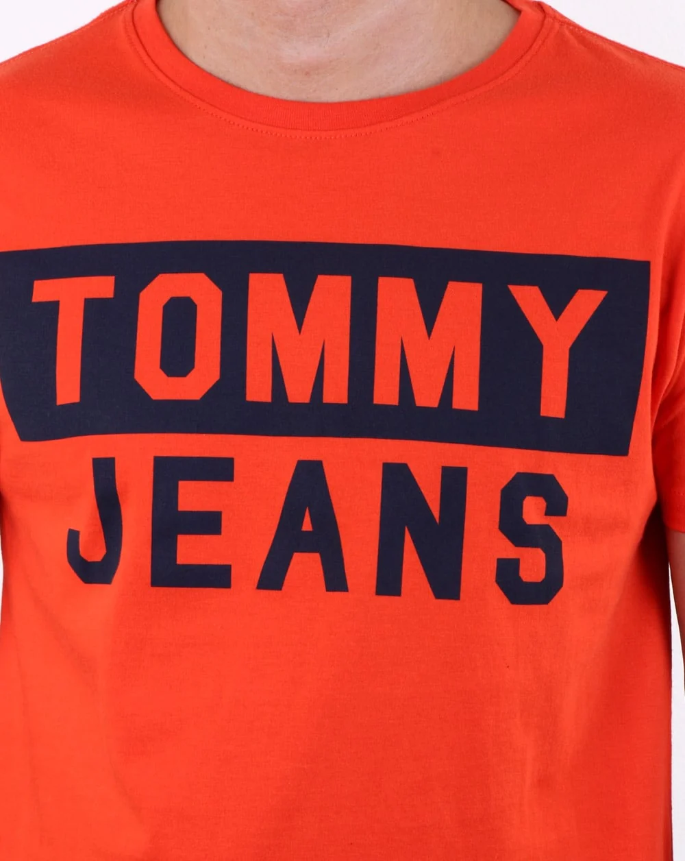 Tommy Hilfiger Tommy Jeans T Shirt Orange - Image 2