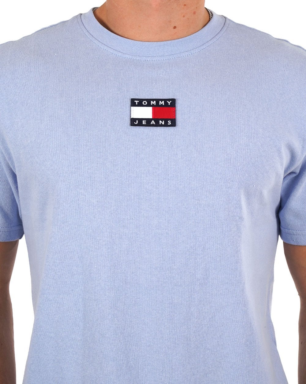 Tommy Jeans Badge T-shirt Sky Blue - Image 2