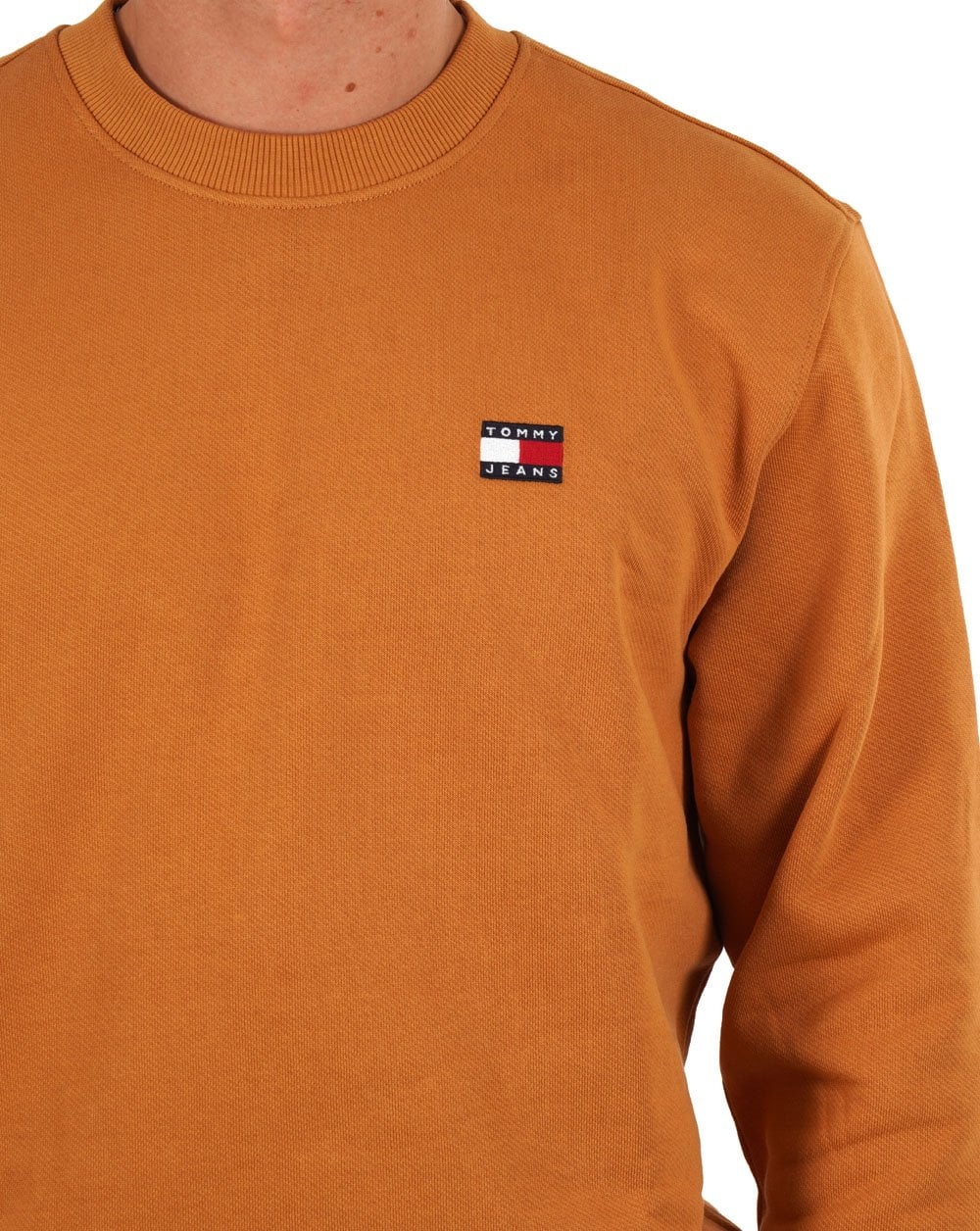 Tommy Jeans Crew Neck Sweatshirt Toffee - Image 2