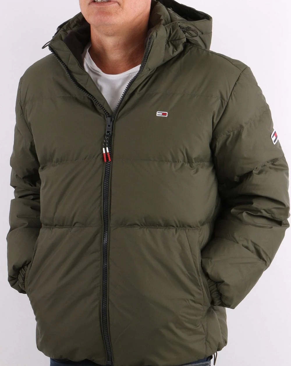 Tommy Jeans Down Jacket Dark Olive - Image 2