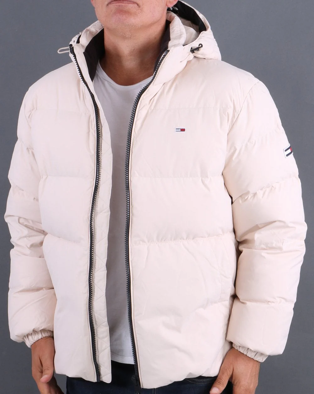 Tommy Jeans Down Jacket Smooth Stone - Image 3
