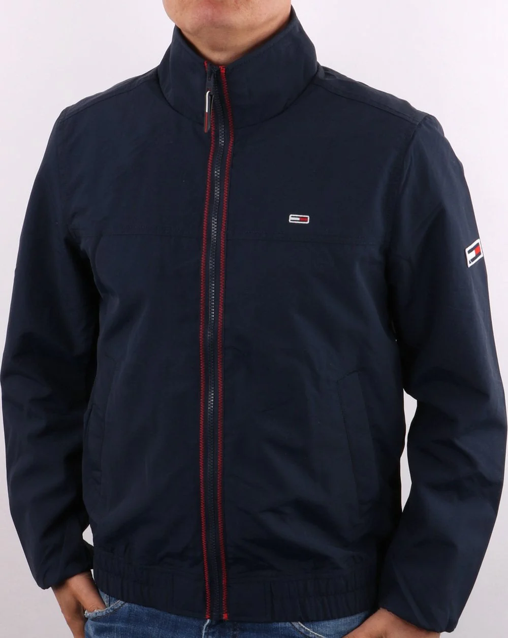 Tommy Jeans Essential Bomber Jacket Navy - Image 2