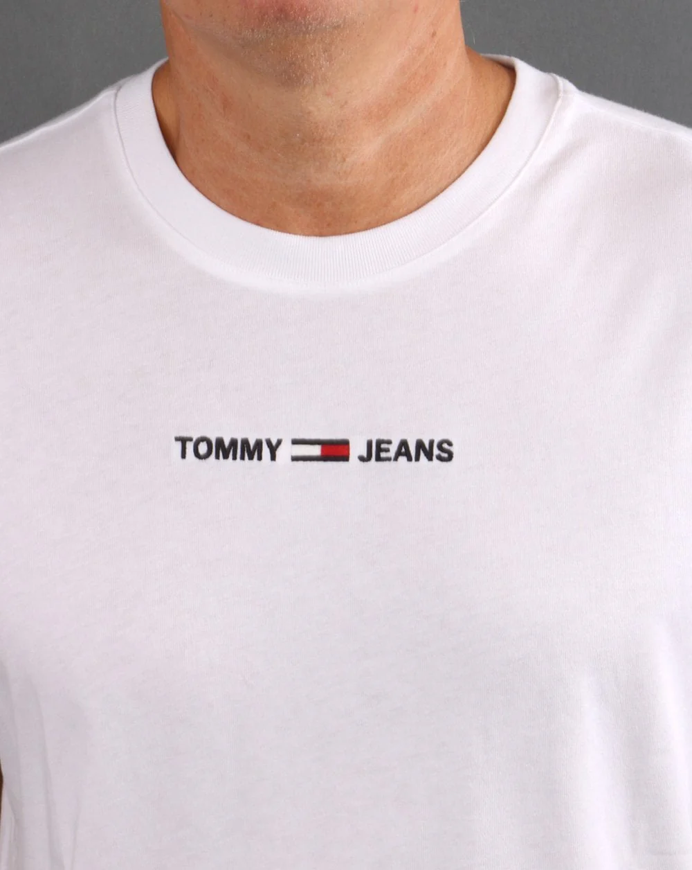 Tommy Jeans Logo T-shirt White - Image 2