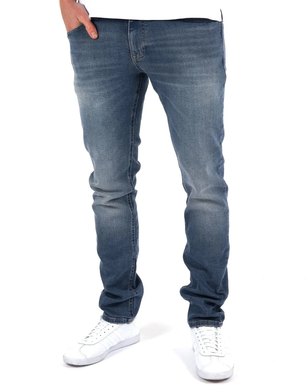 Tommy Jeans Scanton Slim Jeans Light Wash Denim Dark - Image 2