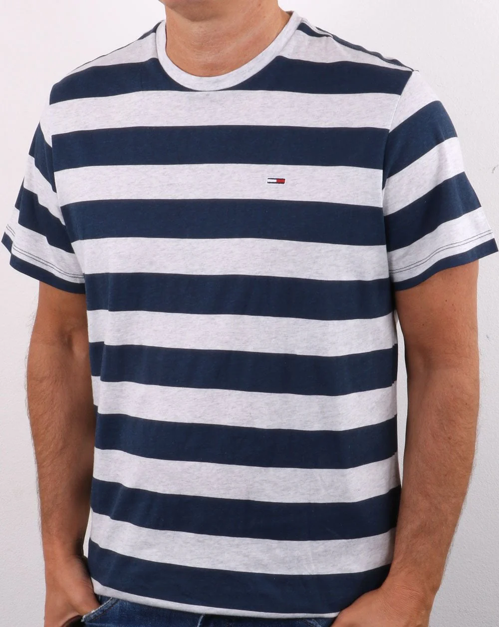 Tommy Jeans Stripe T-shirt Navy