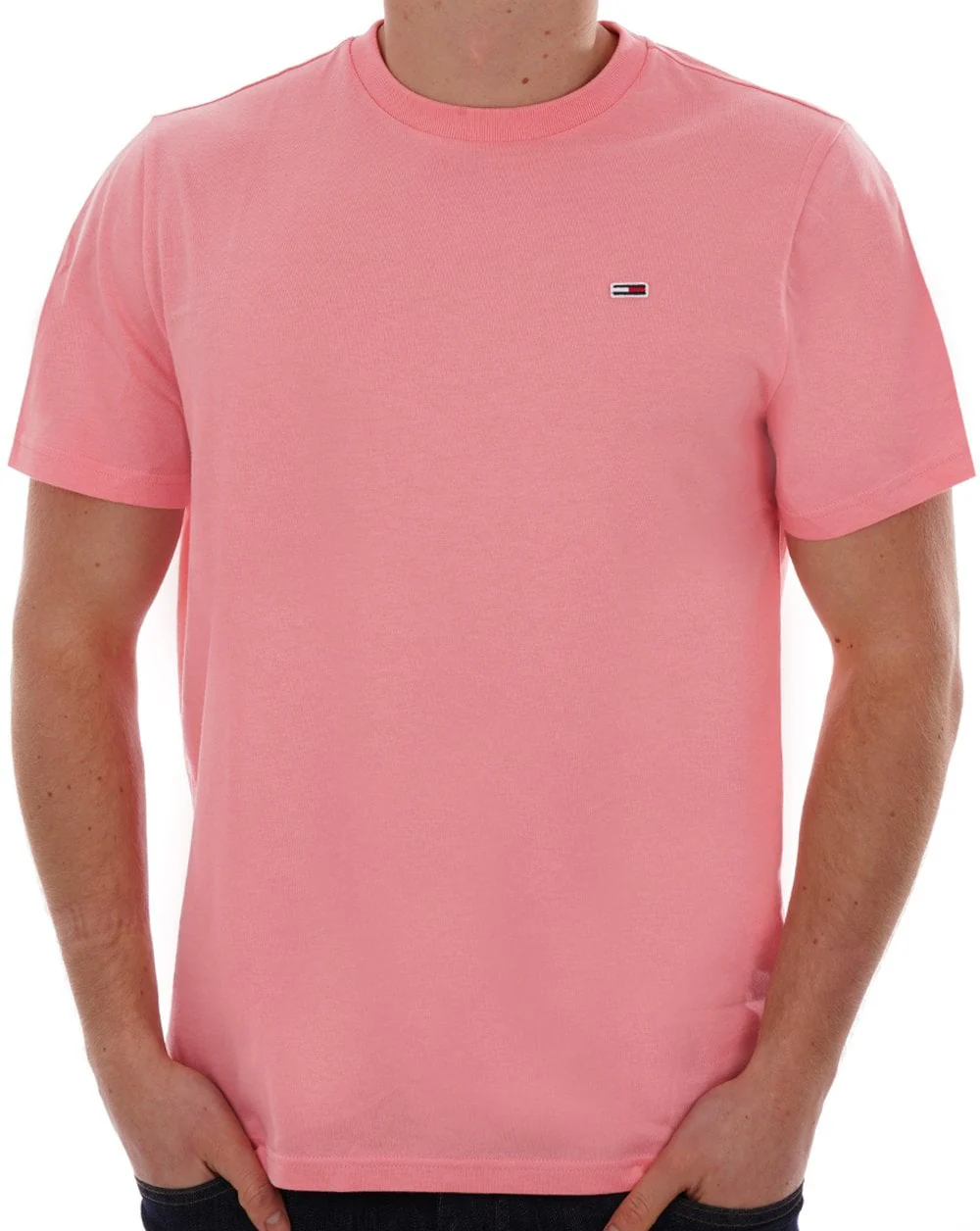 Tommy Jeans T-shirt Coral Pink
