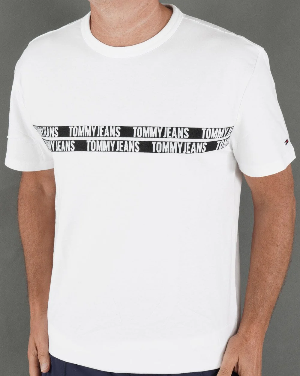 Tommy Jeans Tape T-shirt White